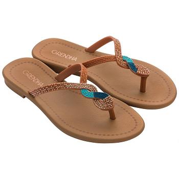 Ipanema Flip Flops Women Twist Brown 194560ABO Ireland